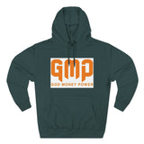 GMP "God Money Power" Hoodie — Bold Orange Streetwear Fleece