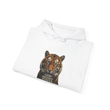 Tiger 'God Money Power' Hoodie – Bold Graphic Animal Print Pullover