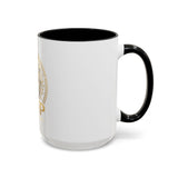 Lion Crest Accent Coffee Mug — GMP Logo Gold Shield