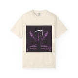 Angel Of Death- T-Shirt — Gothic Angel Wings Graphic Tee (Purple Reaper Design)
