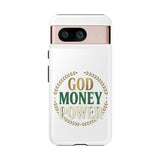 Phone Case — "God Money Power" Inspirational Religious Design
