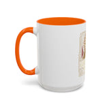 God Money Power Pyramid Accent Coffee Mug — Inspirational Wealth & Faith Ceramic Mug