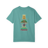 God Money Power T-Shirt — Angel, Stacks of Cash Graphic Tee