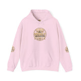 God Money Power Hoodie – Gold Globe Graphic Religious Streetwear