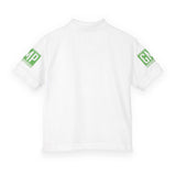 Youth Polo Shirt — GMP Green Logo Short-Sleeve Jersey