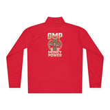 Quarter-Zip Pullover — 'GMP Money Power' Gold Crest Logo