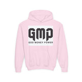 GMP 'God Money Power' Youth Hoodie — Bold Graphic Religious Streetwear