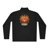Halloween- “God Money Power” Quarter-Zip Pullover