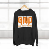 GMP "God Money Power" Hoodie — Bold Orange Streetwear Fleece