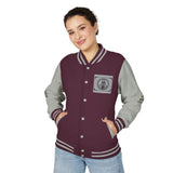 Letterman Jacket — 'God Money Power' Graphic Varsity Jacket