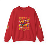 GMP God Money Power Graphic Crewneck Sweatshirt
