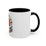 Halloween Pumpkin "GMP: God Money Power" Accent Coffee Mug — Spooky Fall Gift (11/15oz)