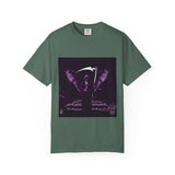 Angel Of Death- T-Shirt — Gothic Angel Wings Graphic Tee (Purple Reaper Design)
