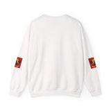 Crewneck Sweatshirt — 'God Most Power' Retro Palm Beach Graphic