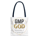 GMP God Tote Bag - 'GOD' Gold Emblem Canvas Tote