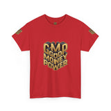 T-Shirt — Gold 3D 'Good Money Power' Graphic Tee
