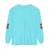 Long Sleeve T‑Shirt — "God Money Power" Pyramid Graphic