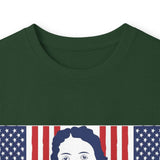 Long Sleeve Tee - Patriotic Bandana Mask Design with 'God, Money & Power' Graphic