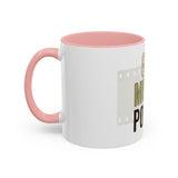 God Money Power Accent Coffee Mug — Motivational Faith & Wealth Ceramic Mug