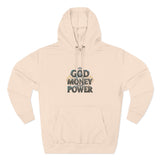 God Money Power Hoodie — Graphic Faith & Hustle Pullover