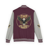 Letterman Jacket — GMP God Money Power Eagle Retro Varsity Jacket
