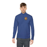 Quarter-Zip Pullover — 'God Money Power' Pyramid Graphic
