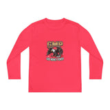 Youth Long Sleeve Tee — GMP (God Money Power) Eagle Graphic