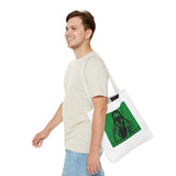 Tote Bag — 'God Money Power' Religious Graphic Tote