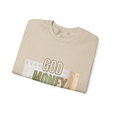 God Money Power Crewneck Sweatshirt