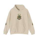 God Power Hoodie — Vintage Stack of Cash Faith Graphic Hooded Sweatshirt