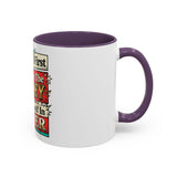 Put GOD First Hustle For The MONEY Accent Coffee Mug — Motivational Faith & Success Gift (11/15 oz)