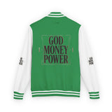 God Money Power Letterman Jacket