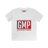 GMP Kids Tee – 'God Money Power' Bold Logo Youth T-Shirt