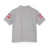 GMP Logo Youth Polo Shirt – White DryBlend® Kids Jersey