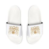 Men's Slide Sandals with Vintage Motorcycle Graphic