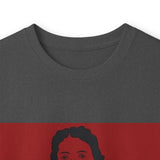 Long Sleeve Tee — "Sacred Hustle" Red Bandana Jesus Graphic