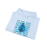 God Money Power Hoodie — Streetwear Graphic Religious Slogan Pullover