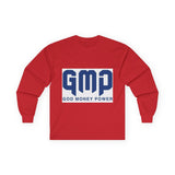 GMP God Money Power Long Sleeve Tee — Bold Faith & Prosperity Shirt