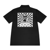 Buddha of Cash Polo — 'God Money Power' Graphic Men’s Sport Polo