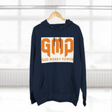 GMP "God Money Power" Hoodie — Bold Orange Streetwear Fleece