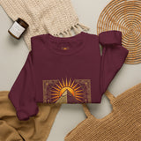 Egyptian Pyramid Sun Graphic Sweatshirt - "Good Morning, Pharaoh" Crewneck