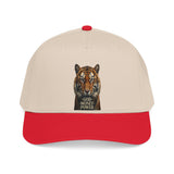 Tiger Face Cap — 'Gold Money Power' Embroidered Baseball Hat