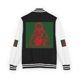 Letterman Jacket — Retro Santa Portrait Varsity Jacket