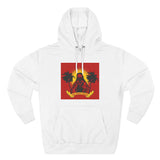 Reggae Sunset Hoodie — Palm Tree Rasta Graphic Fleece