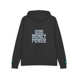 God Money Power Hoodie — Men's Full-Zip Graphic Hoodie