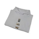 God Money Power- King Crown Hoodie — Vintage Lion & Regal Emblem Graphic