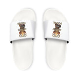 Men's Graphic Slide Sandals — 'God, Money, Power' Urban Logo