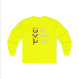 GMP Long Sleeve Tee — God Money Power Gold Graphic