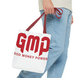 Tote Bag — GMP (God Money Power) Bold Red Logo Tote
