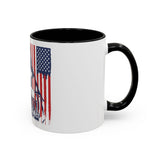 God, Money, Power Coffee Mug — Patriotic Street Art Accent Mug (11/15oz)